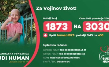 Pomozimo Vojinu: 300.000 evra za život petogodišnjaka!